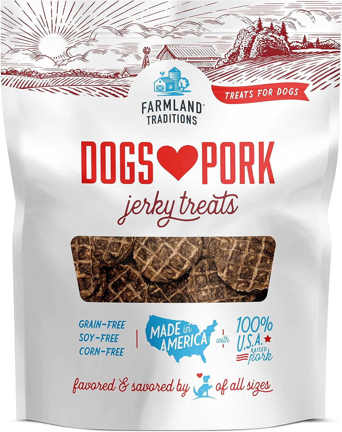 New Filler Free Dogs Love Pork Premium Jerky Treats for Dogs (13.5 Oz.)