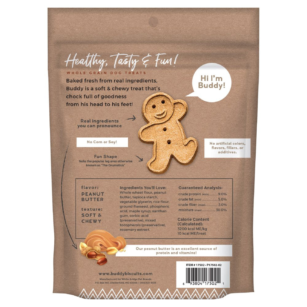 Peanut Butter Flavor Biscuit Treats for Dogs, 20 Oz.