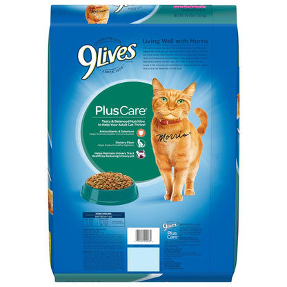 plus Care Dry Cat Food with Tuna & Egg Flavors, 15.5 Lb Bag