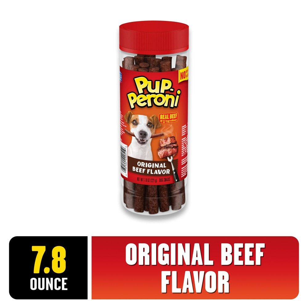 Original Beef Flavor Dog Treats, 7.8Oz Canister