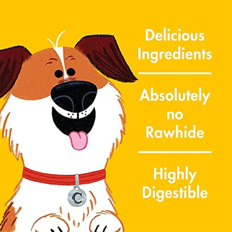 5-Inch Dog Chew Braids, Made in the USA, All Natural Rawhide-Free Highly-Digestible Treats, Bacony Sizzle - 14 Count