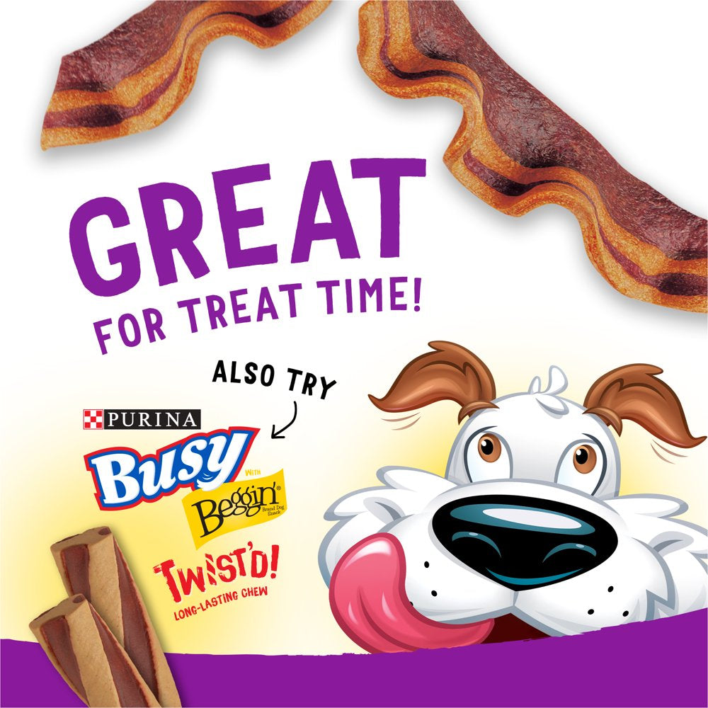 Purina  Strips Dog Treats, Bacon and Peanut Butter Flavored Dog Treats