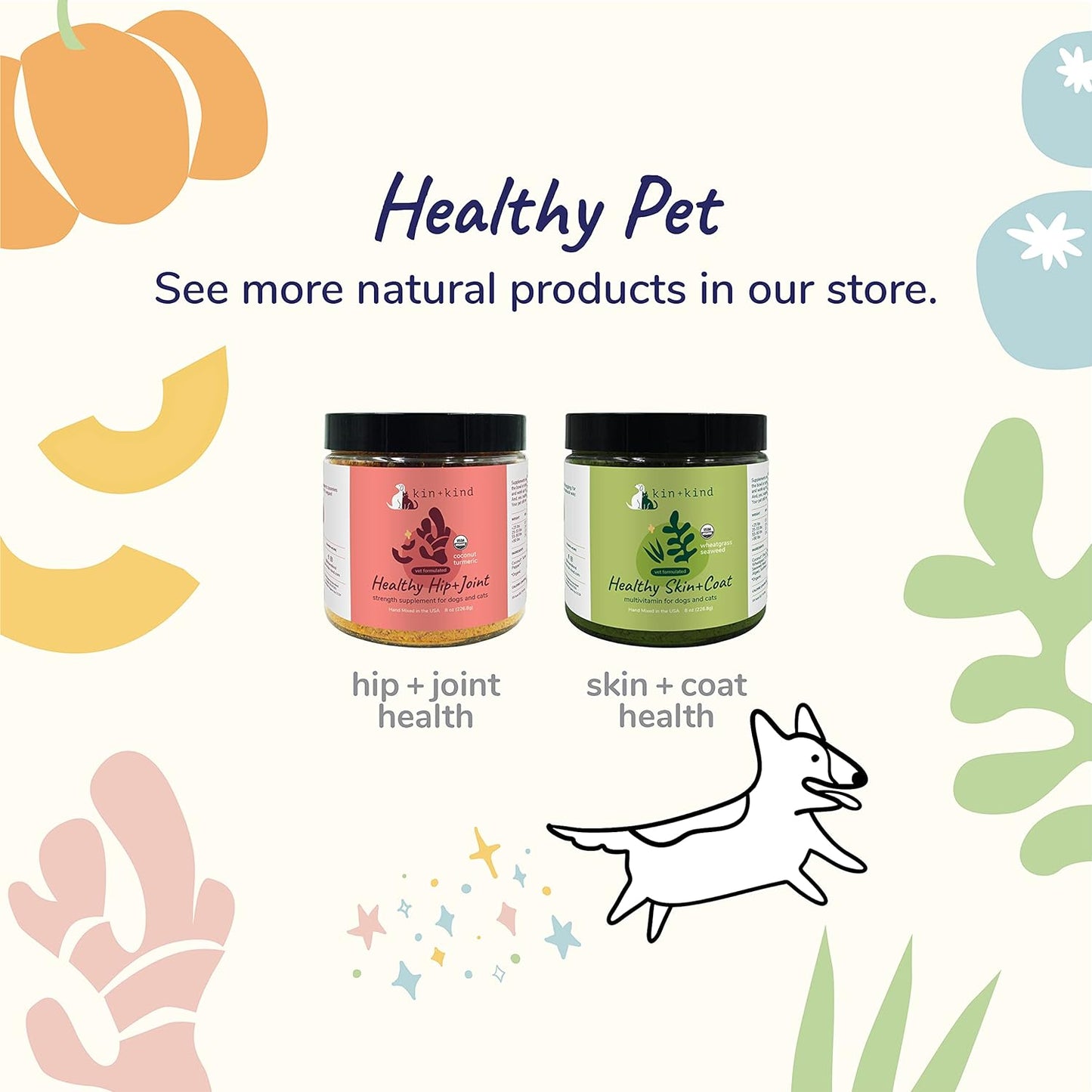 Cat & Dog Anxiety Relief Supplements - Calming Supplements, Stress Reliever Treats, Pet Anxiety Relief, Formula with Apple, Chamomile, Ginger and Thyme - Made in USA