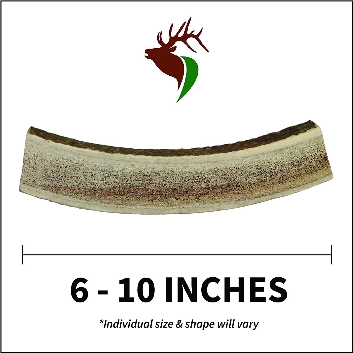 – X Large Split Single Pack (For 50+ Lb Dogs) Premium Grade Elk Antler for Dogs (1 Piece) Sourced in the USA