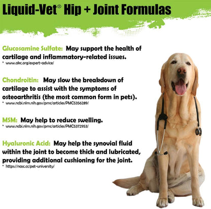 Liquid-Vet K9 Hip & Joint Advanced Formula, Unflavored, 32 Oz