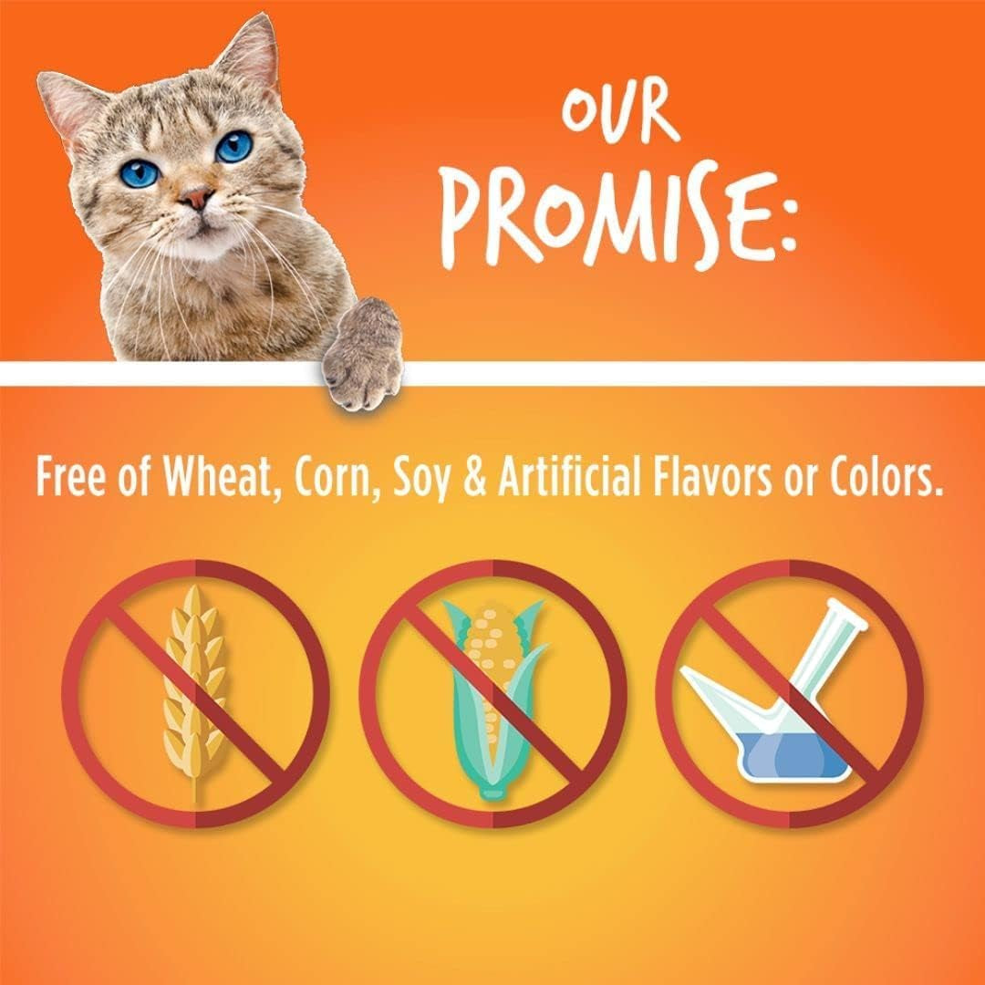 Crunchy Treats for Cats – Healthy Low Calorie Treats Packed with Protein – Free of Wheat, Corn and Soy – Made with Real Tuna with Pumpkin – 2.5 Ounces