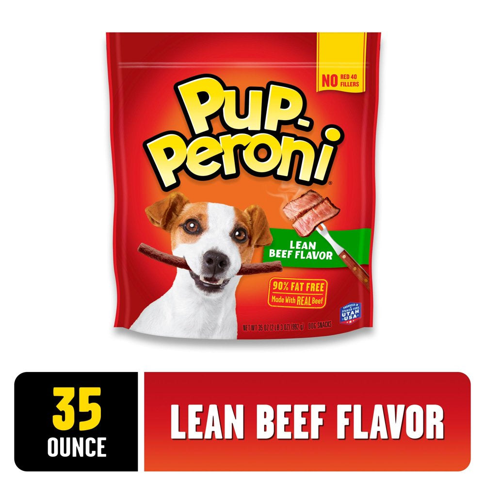 Lean Beef Flavor Dog Treats, 35Oz Bag