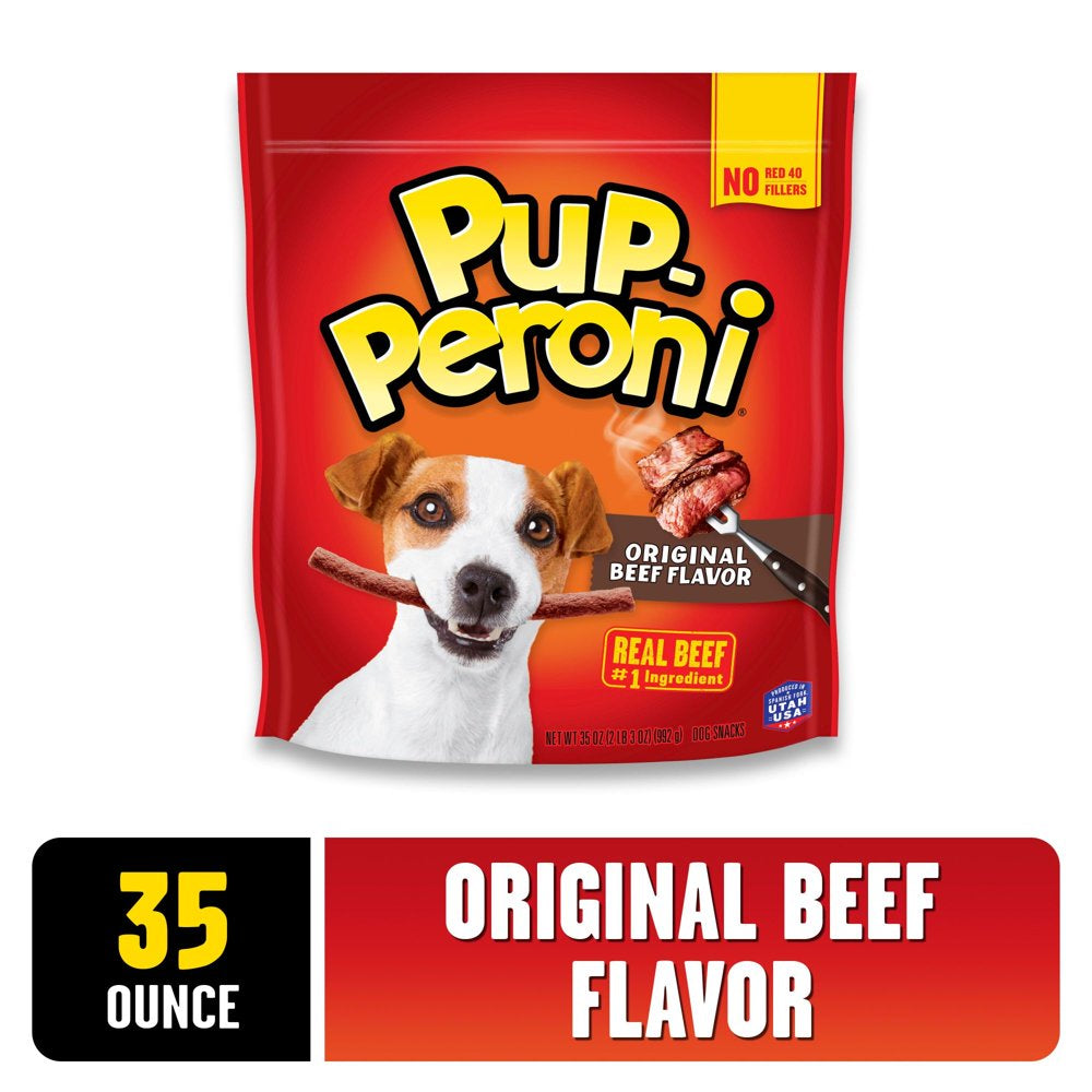 Original Beef Flavor Dog Treats, 35Oz Bag