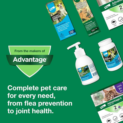 II Large Cat Vet-Recommended Flea Treatment & Prevention | Cats over 9 Lbs. | 4-Month Supply