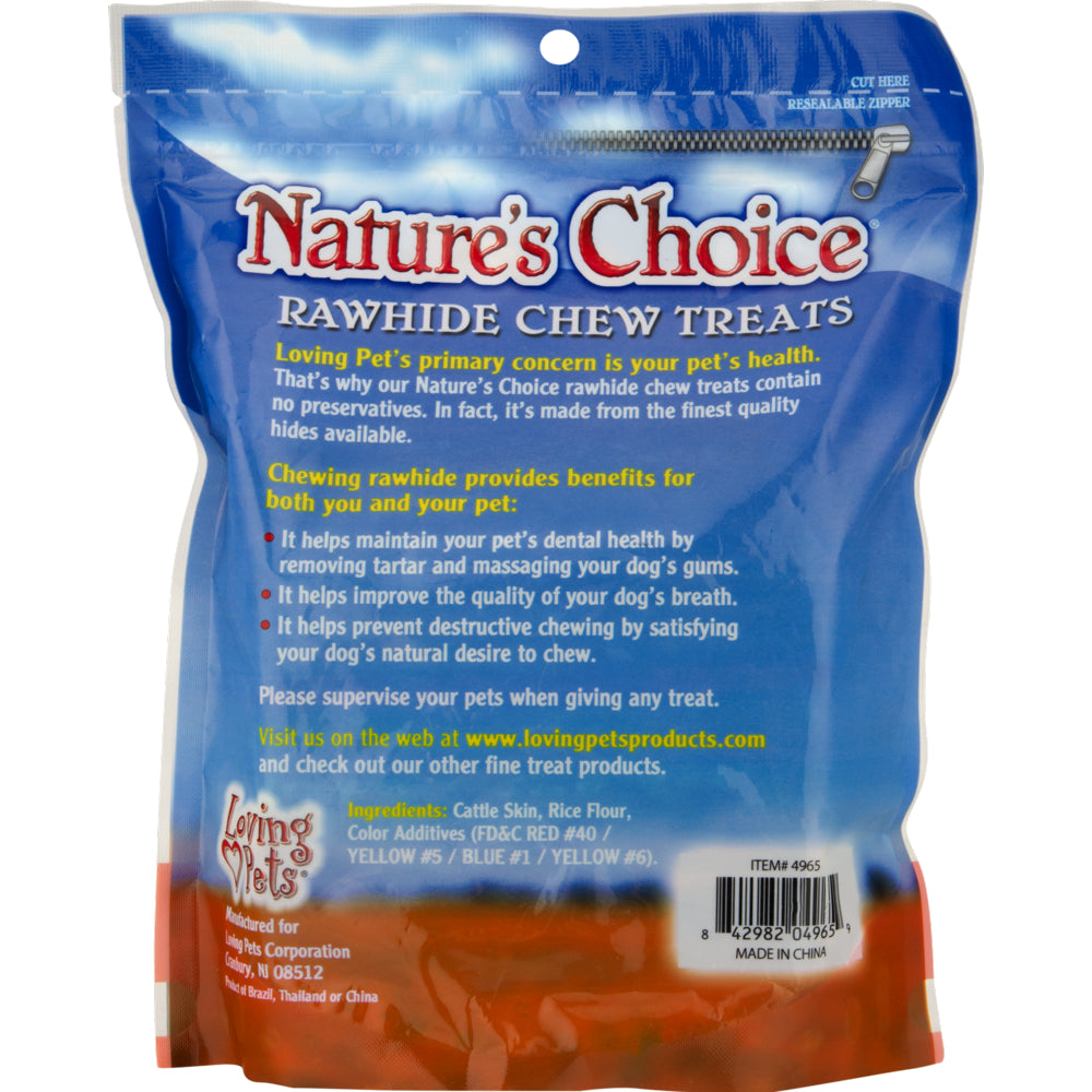 Nature'S Choice Rawhide Chew Treats for Dogs, 100.0 PACK