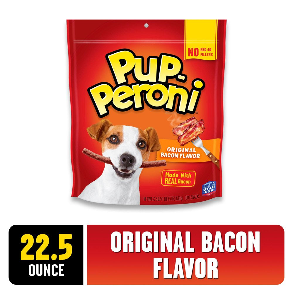 Original Bacon Flavor Dog Treats, 22.5Oz Bag