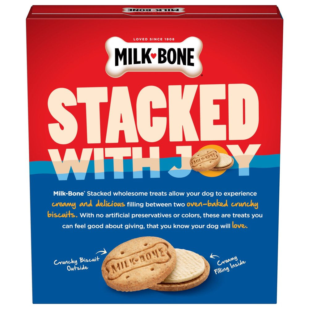 Stacked Dog Biscuits, Molasses & Peanut Butter Flavor, Naturally & Artificially Flavored, 10 Oz