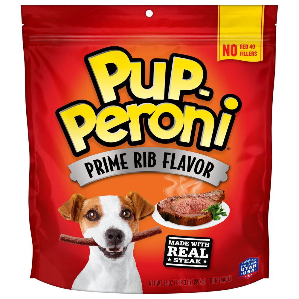 Prime Rib Flavor Dog Treats, 35Oz Bag