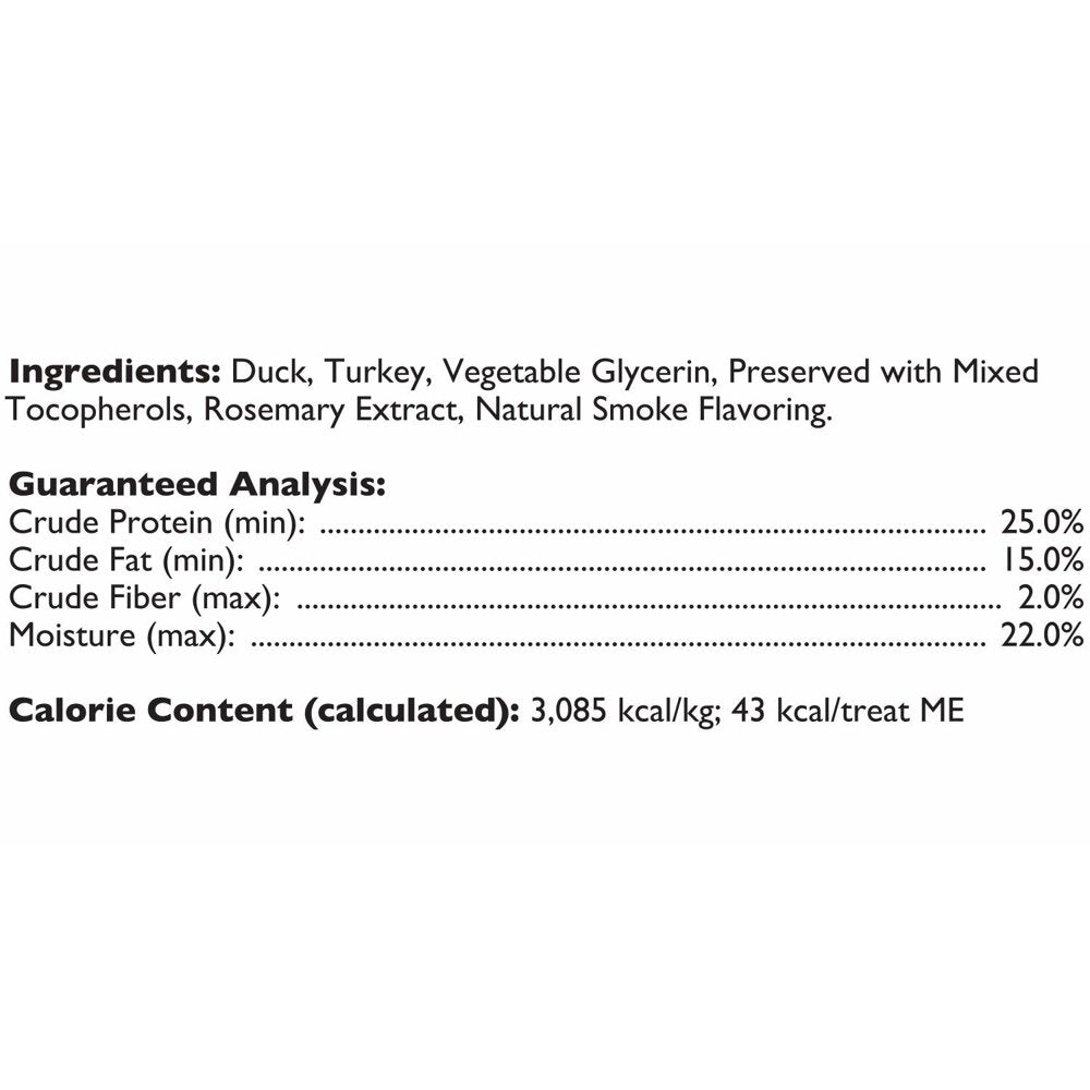 Natural Value Treats 14Oz-Duck Sausages