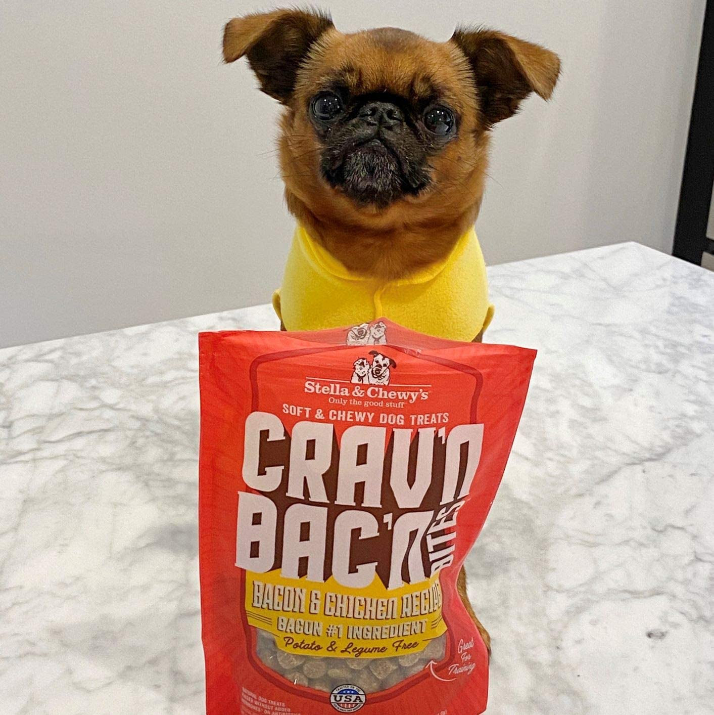 Crav'N Bac'N Dog Treats Bacon & Chicken Recipe, 8.25 Oz. Bag