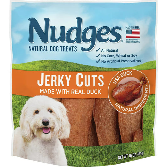 Jerky Cuts Natural Dog Treats, Chicken and Duck, 16Oz Bag