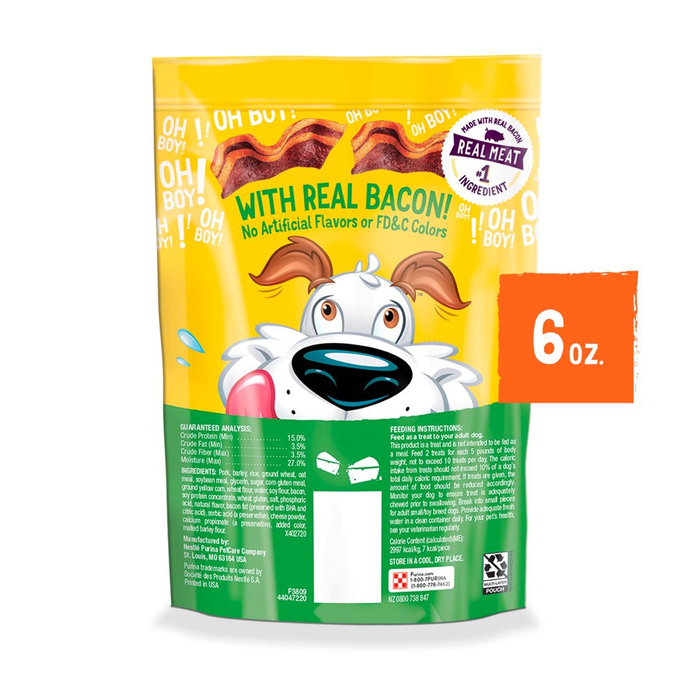 Purina  Dog Treats, Fun Size with Bacon and Cheese Flavor