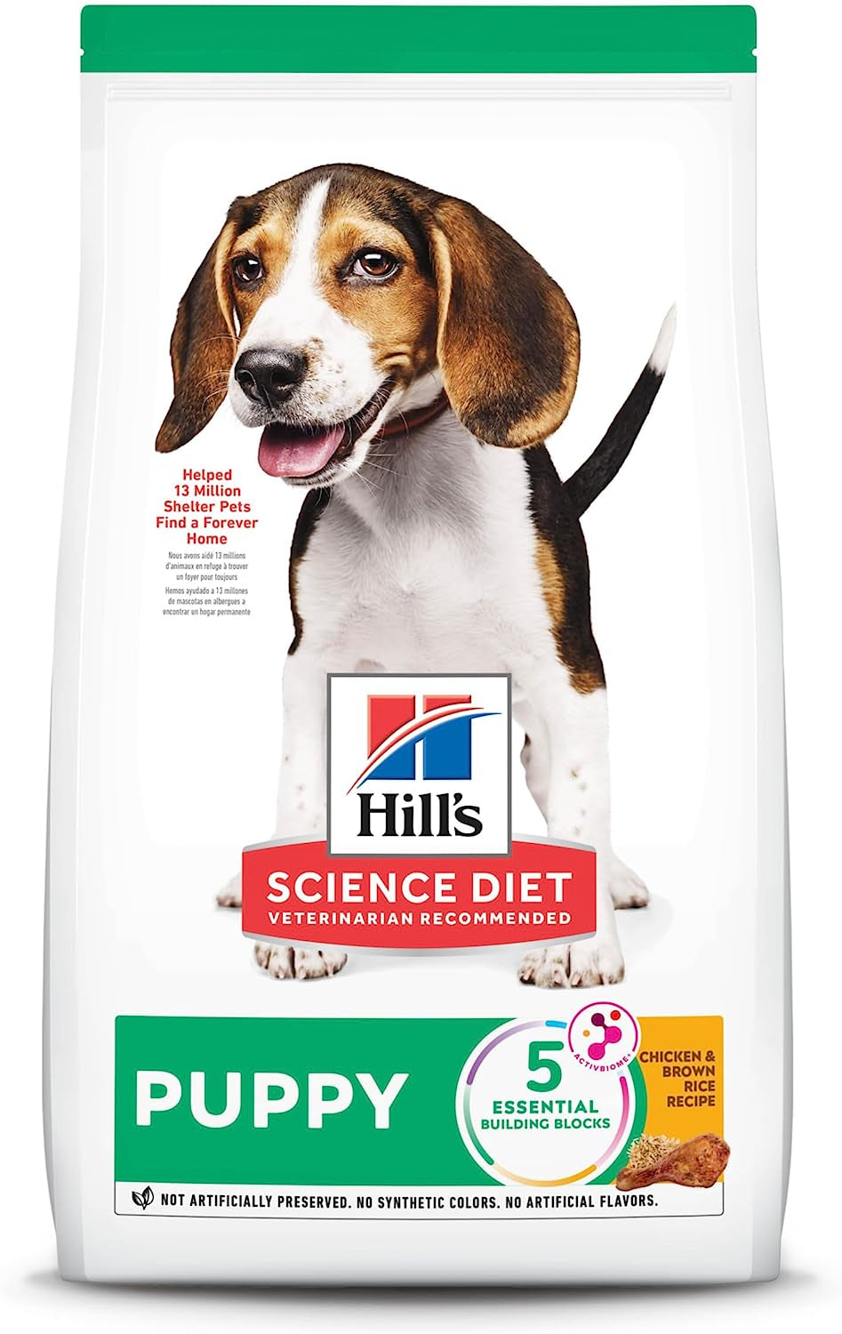 Dry Dog Food, Puppy, Chicken Meal & Barley Recipe, 4.5 Lb. Bag