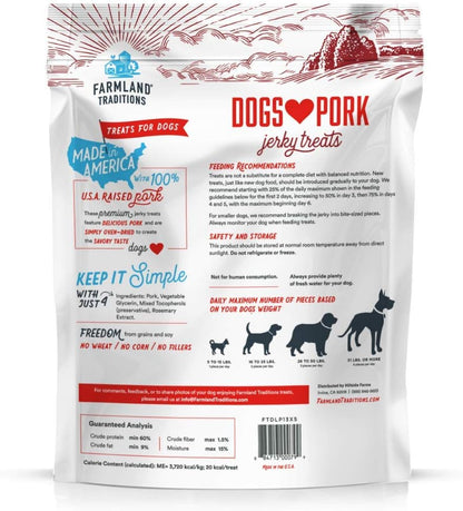 New Filler Free Dogs Love Pork Premium Jerky Treats for Dogs (13.5 Oz.)