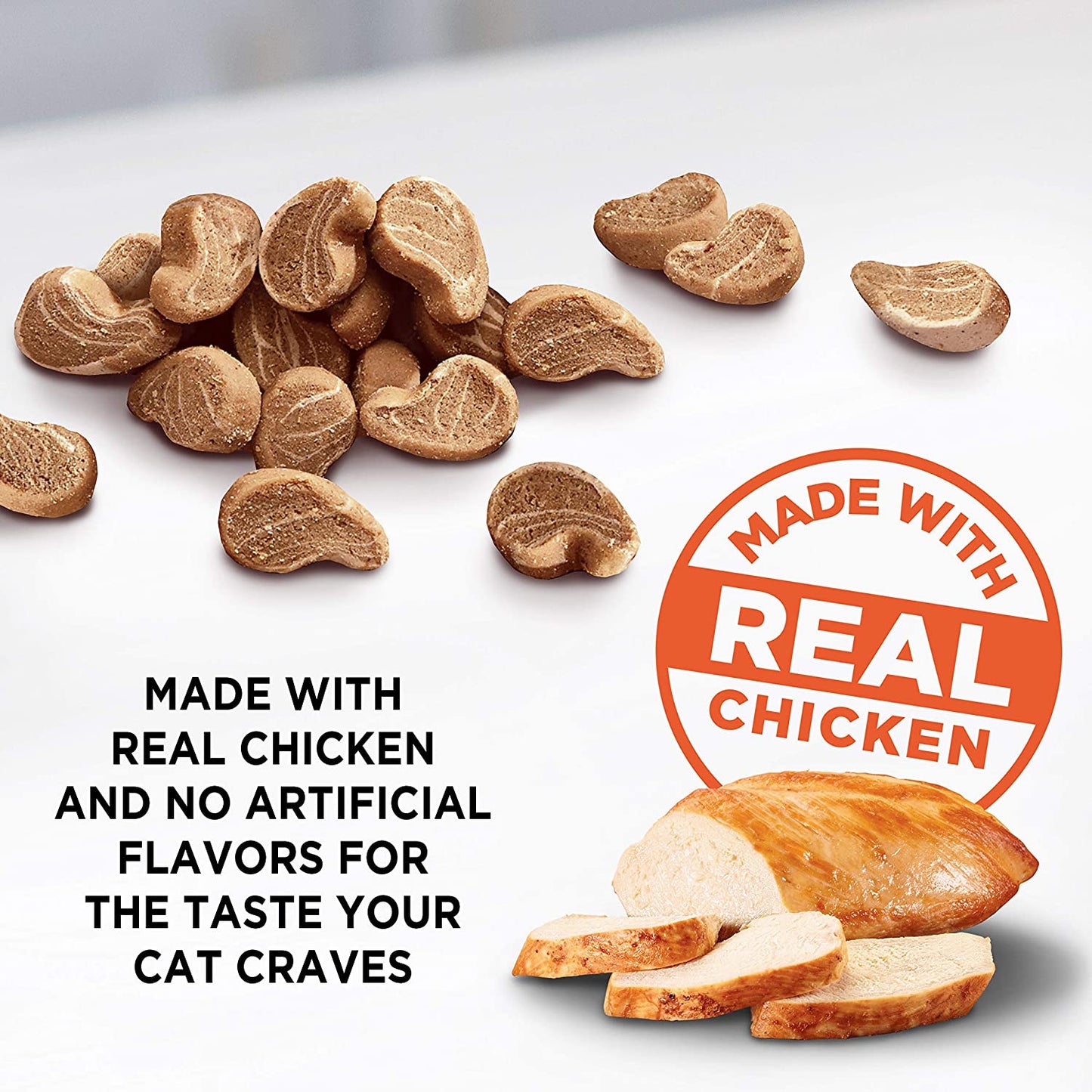 Irresistibles Cat Treats - Soft with White Meat Chicken, 12-Ounce Bag (Pack of 5)