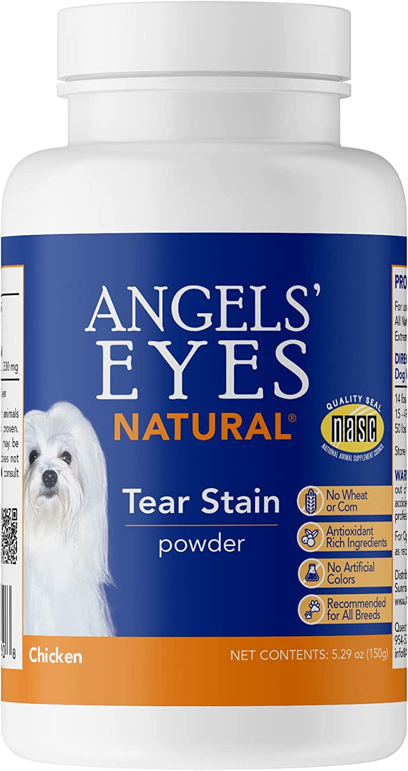 Natural Tear Stain Prevention Chicken Powder for Dogs | All Breeds | No Wheat No Corn | Daily Support for Eye Health | Proprietary Formula |Limited Ingredients | Net Contents 150G