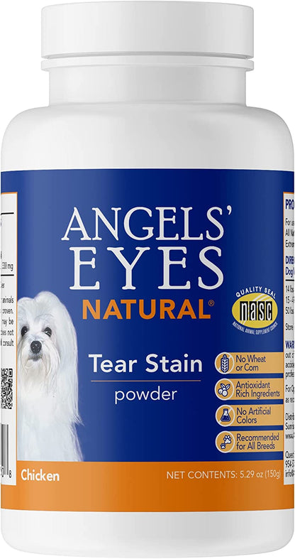 Natural Tear Stain Prevention Chicken Powder for Dogs | All Breeds | No Wheat No Corn | Daily Support for Eye Health | Proprietary Formula |Limited Ingredients | Net Contents 150G