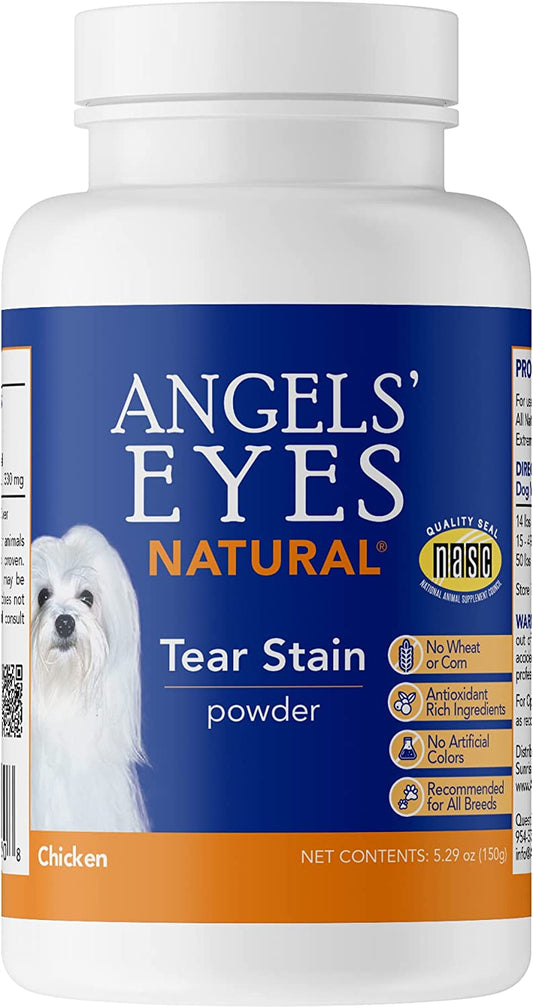 Natural Tear Stain Prevention Chicken Powder for Dogs | All Breeds | No Wheat No Corn | Daily Support for Eye Health | Proprietary Formula |Limited Ingredients | Net Contents 150G